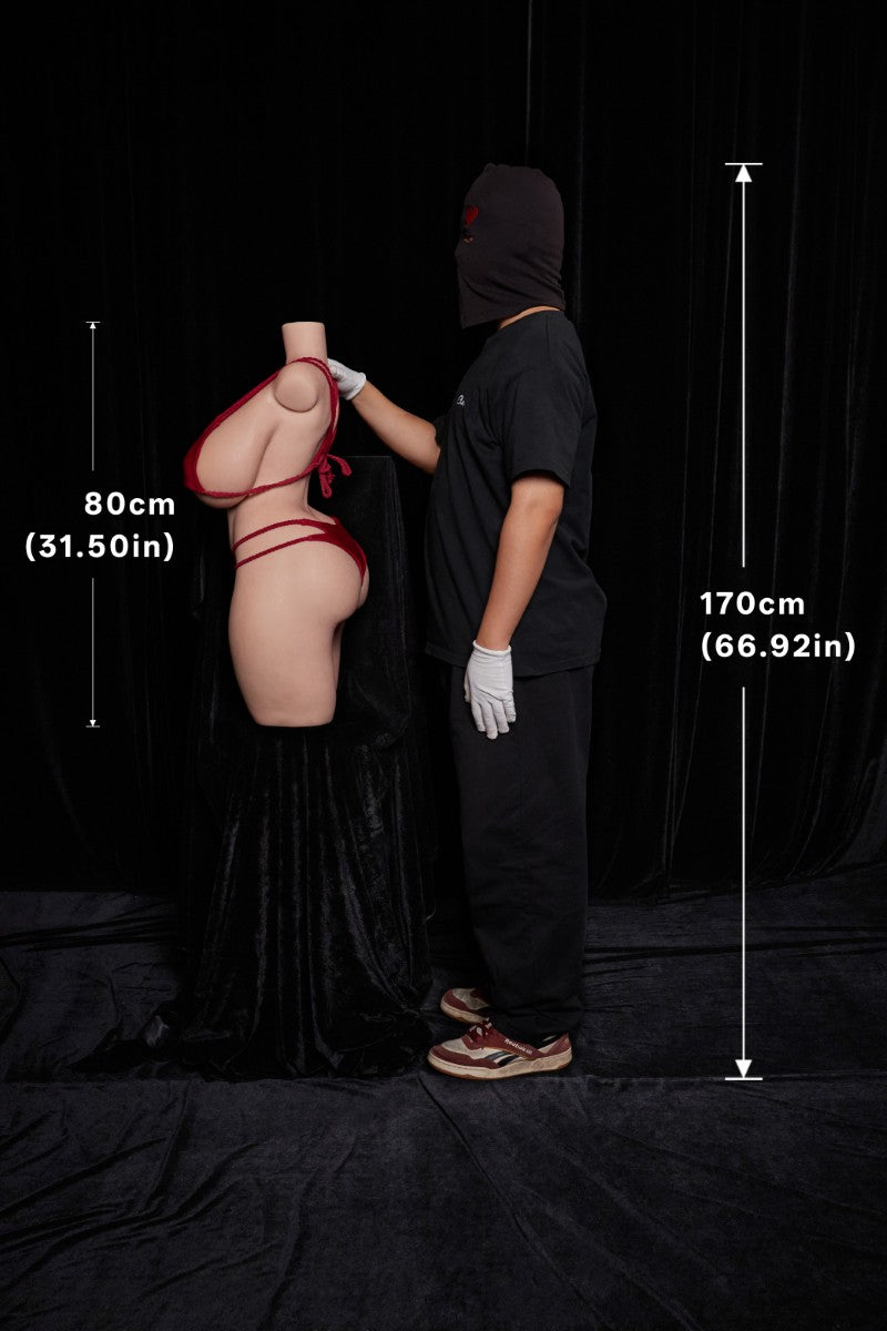 BBW Torso seksa lelle (Climax Lelle ULW 80cm K-cup silikona)