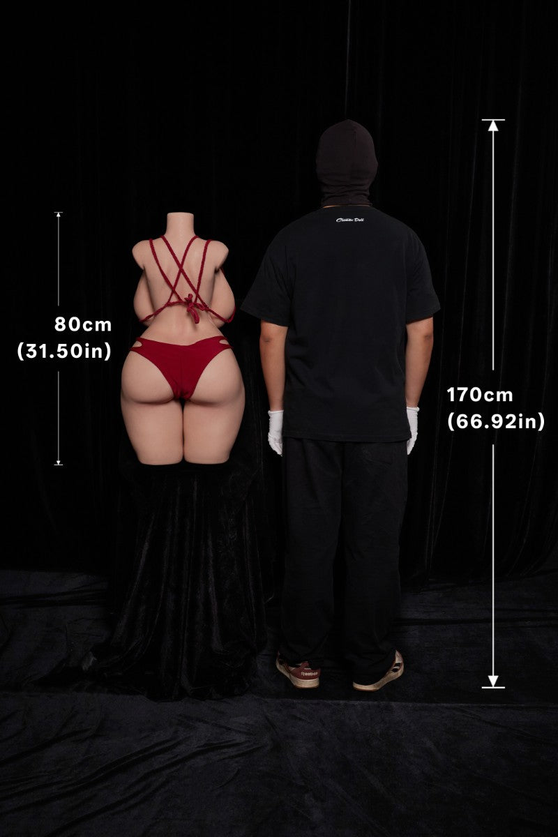 BBW Torso seksa lelle (Climax Lelle ULW 80cm K-cup silikona)