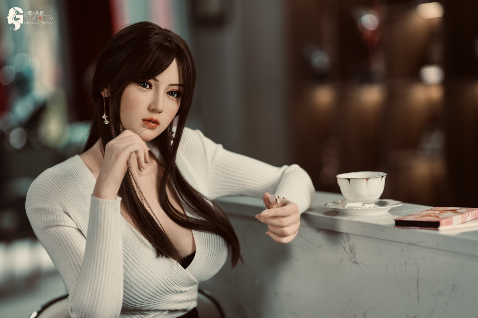 Seksa lelle Leyla Model 19R Deluxe (Gynoid Doll 168 cm F-Cup silikona)