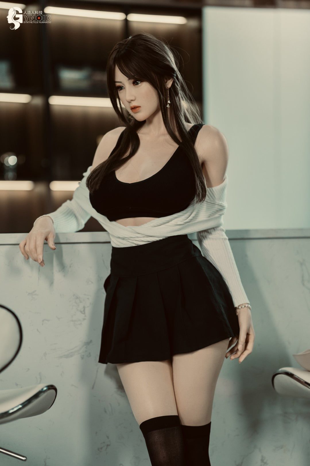 Seksa lelle Leyla Model 19R Deluxe (Gynoid Doll 168 cm F-Cup silikona)