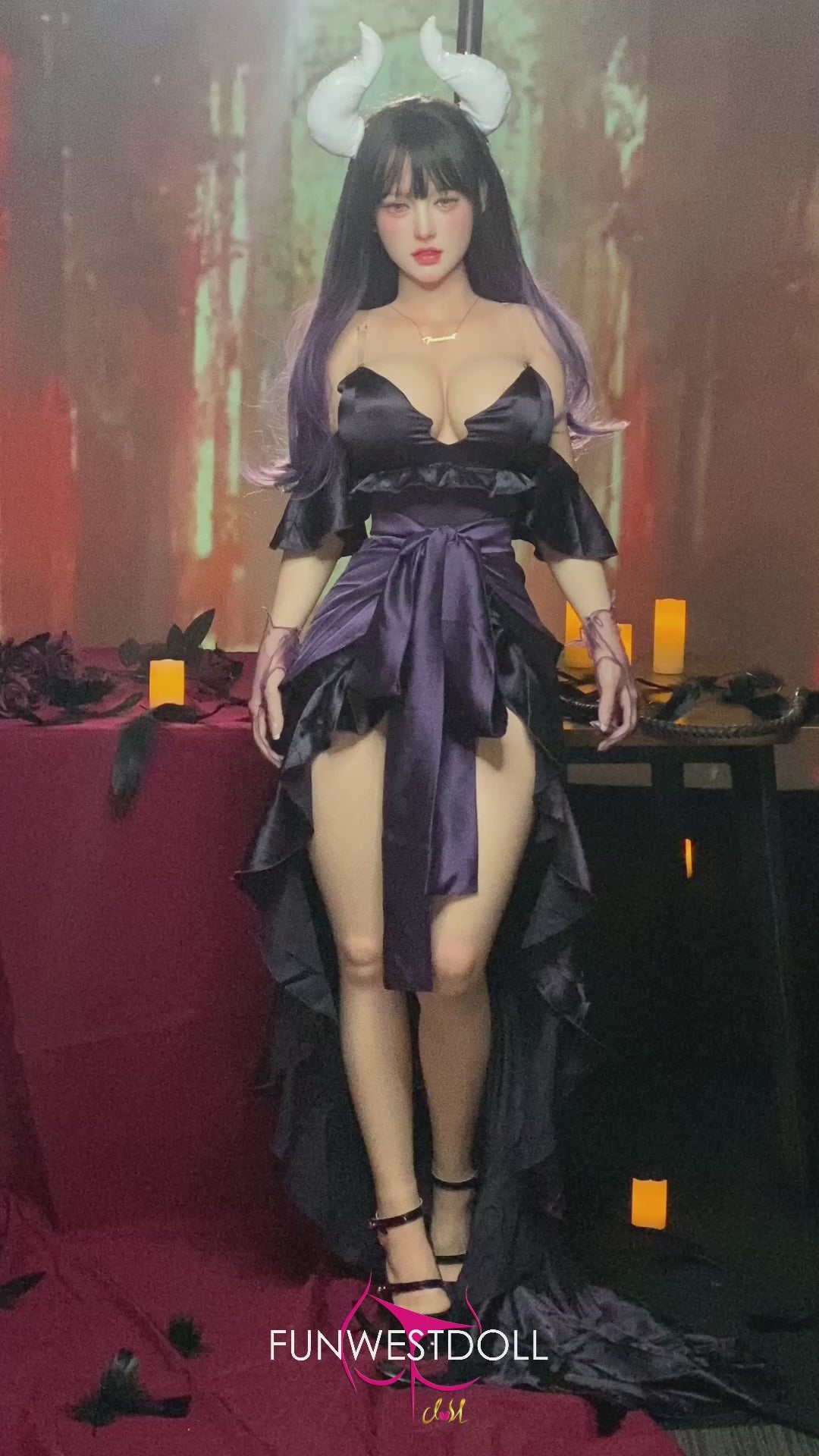 Hloja seksa lelle (FunWest Doll 160cm E-kauss #035S silikons)