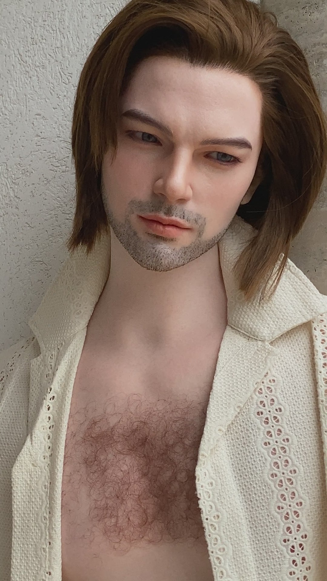 Cēzara vīriešu dzimuma lelle (Starpery 180cm Silikona)