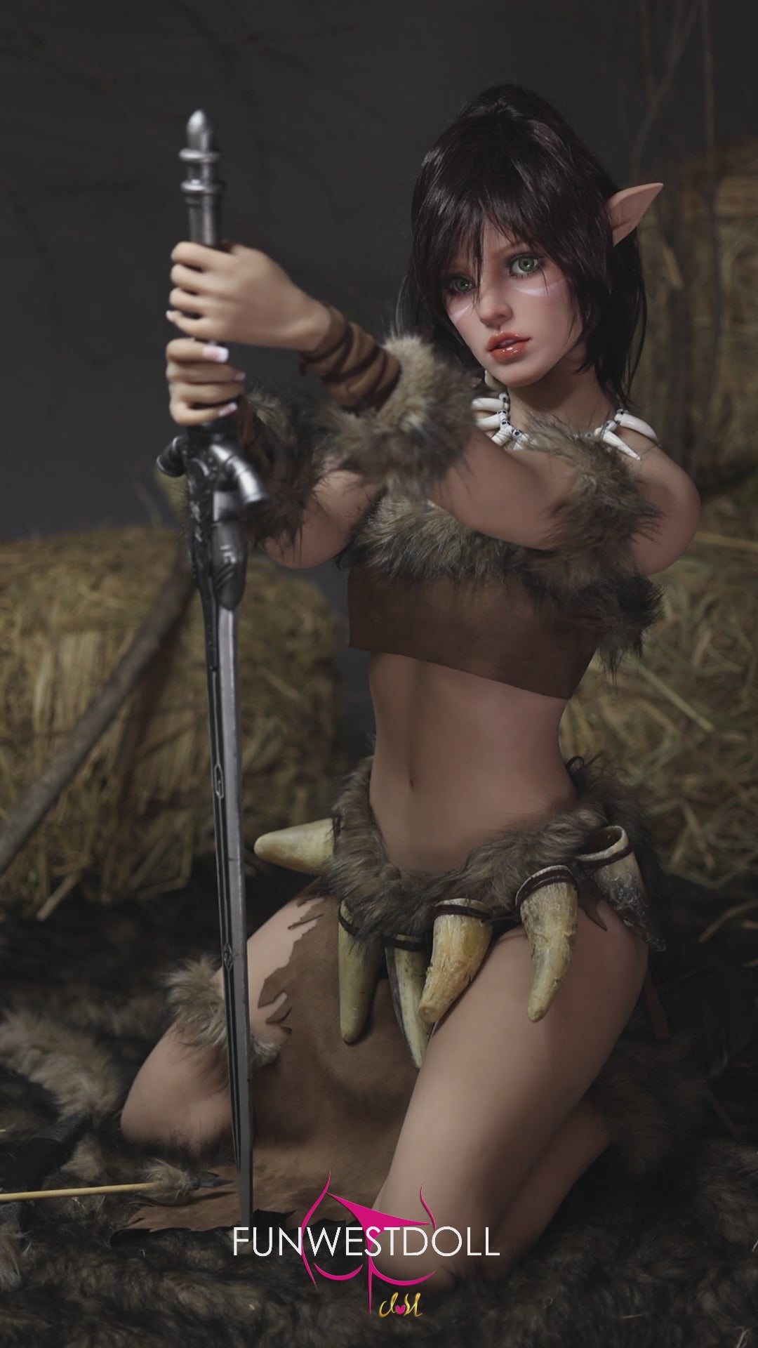 Kailija seksa lelle (FunWest Doll 159 cm A kauss #040 TPE)