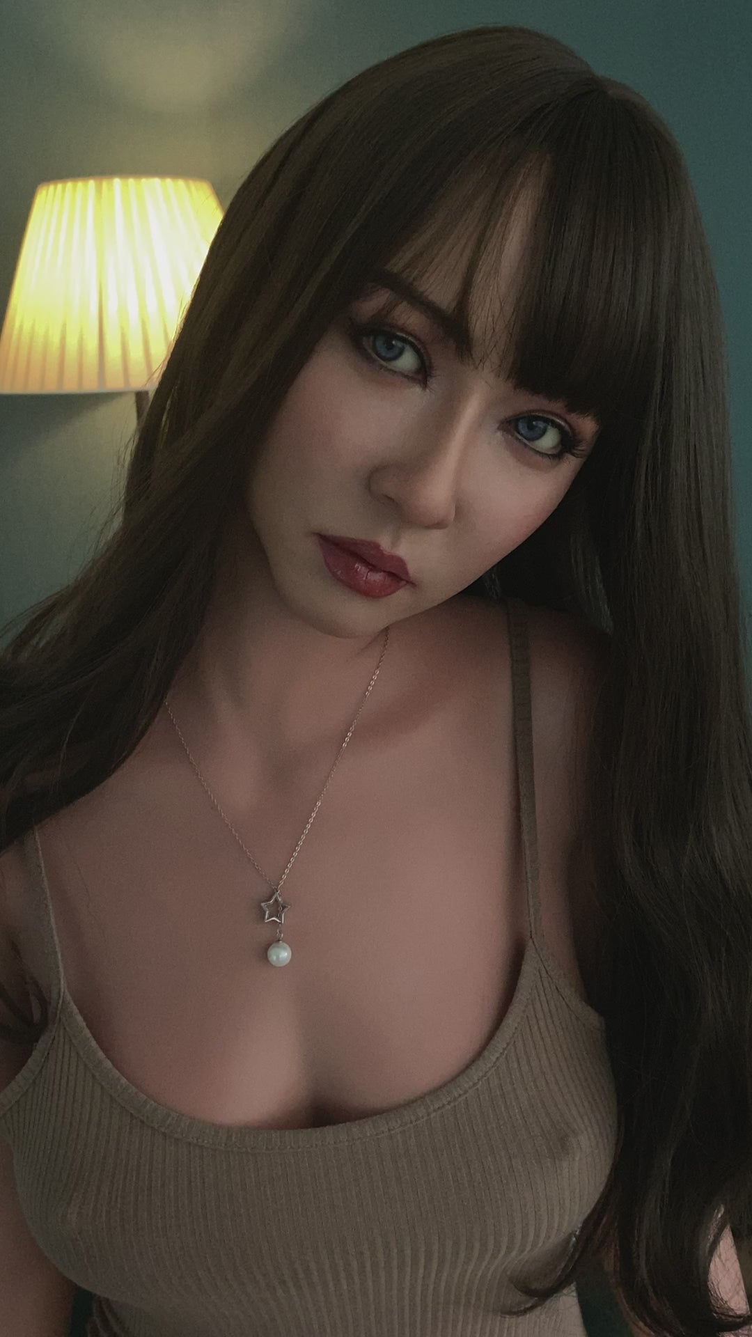 Seksa lelle Eva (FanReal Doll 173 cm D veida kauss, silikons)