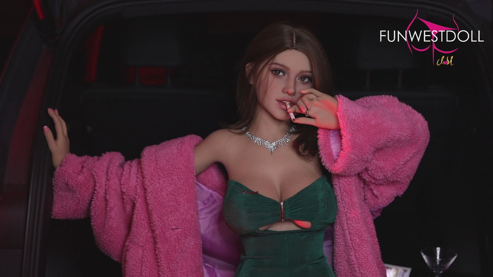 Rožu seksa lelle (FunWest Doll 155 cm F-Cus #043 TPE)