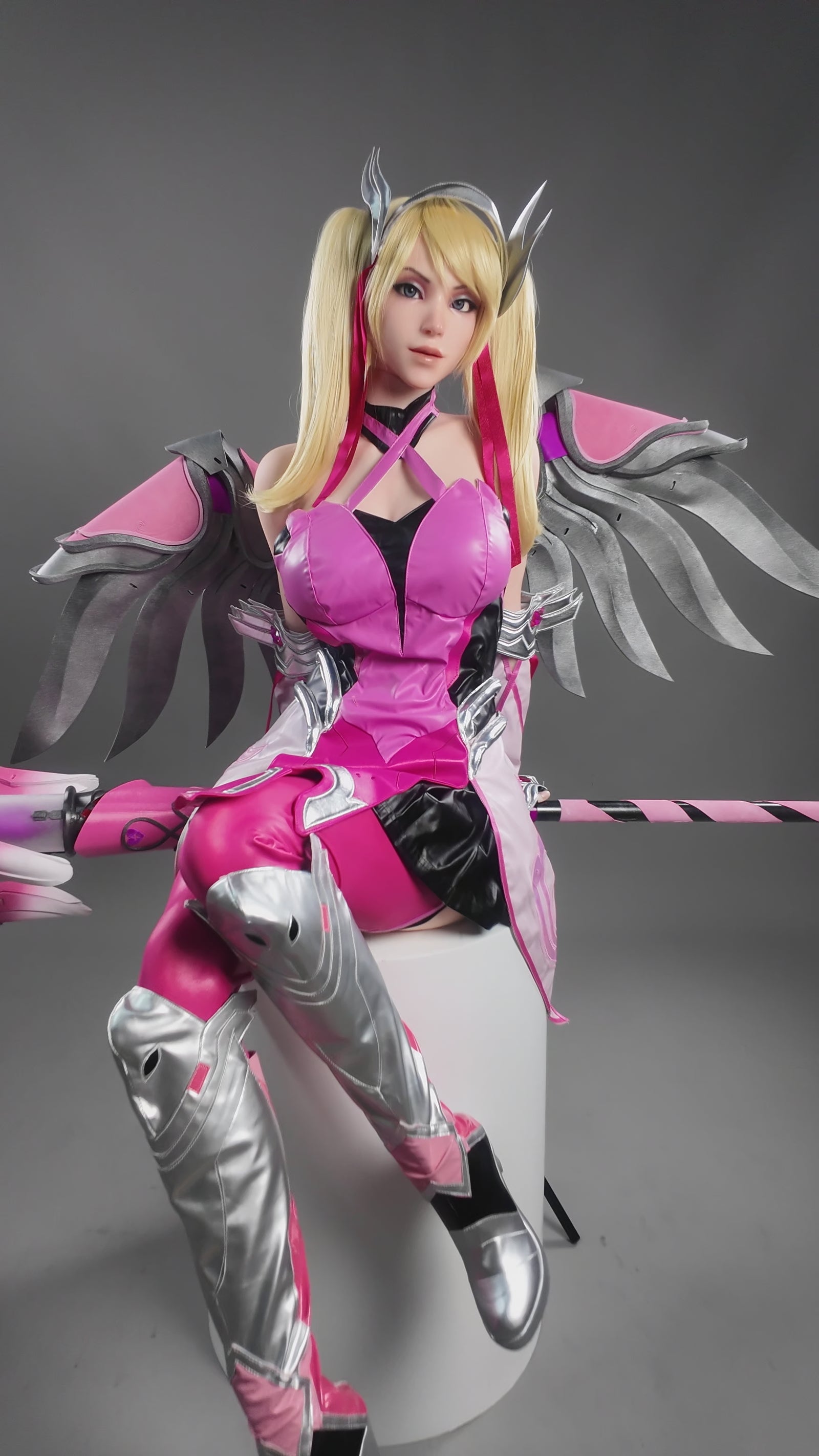 Seksa lelle Mercy (Game Lady 171 cm G-Cup Nr. 38 silikons)