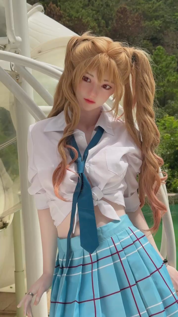 Seksa lelle Asuka (Starpery 163 cm C-kauss TPE + silikons)