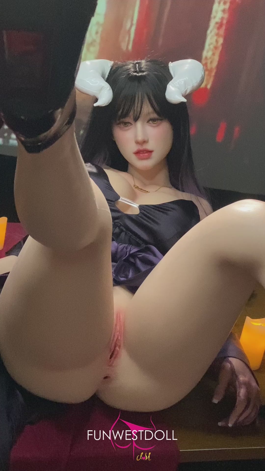Hloja seksa lelle (FunWest Doll 160cm E-kauss #035S silikons)