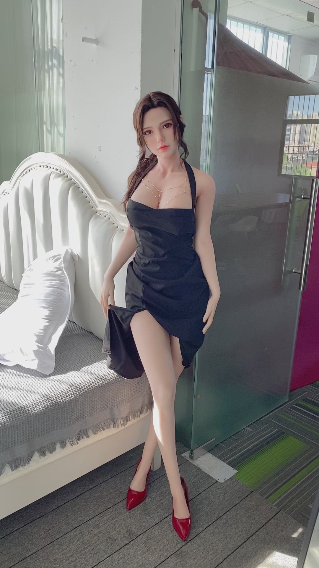 Džūlija seksa lelle (Starpery 171 cm D-kauss TPE + silikons)