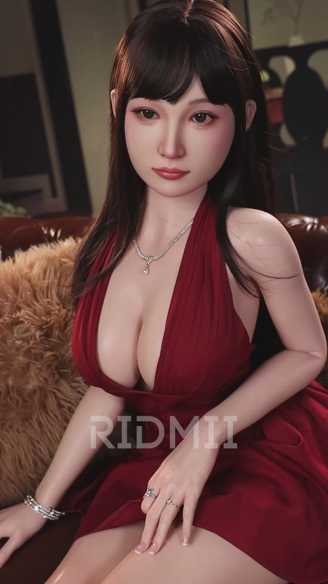 Hain Robot AI seksa lelle (Ridmii Doll 163 cm C-kausa silikons)