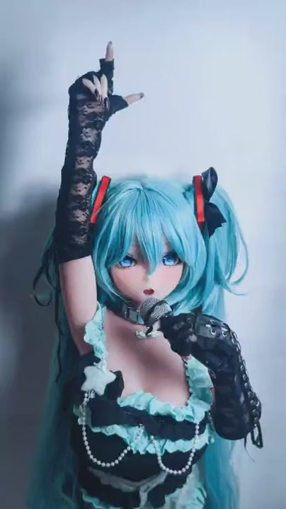 Hatsuna Miku seksa lelle (Elsa Babe 148cm RAD014 silikons)