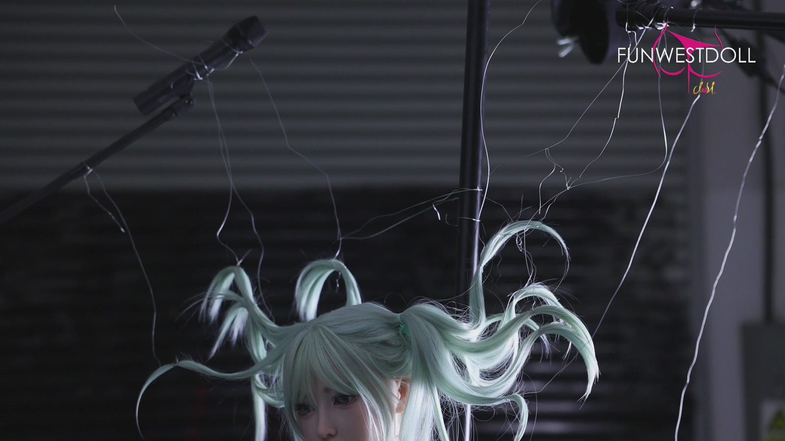 Hatsune Miko seksa lelle (FunWest Doll 159 cm A-Cus #041S silikons)