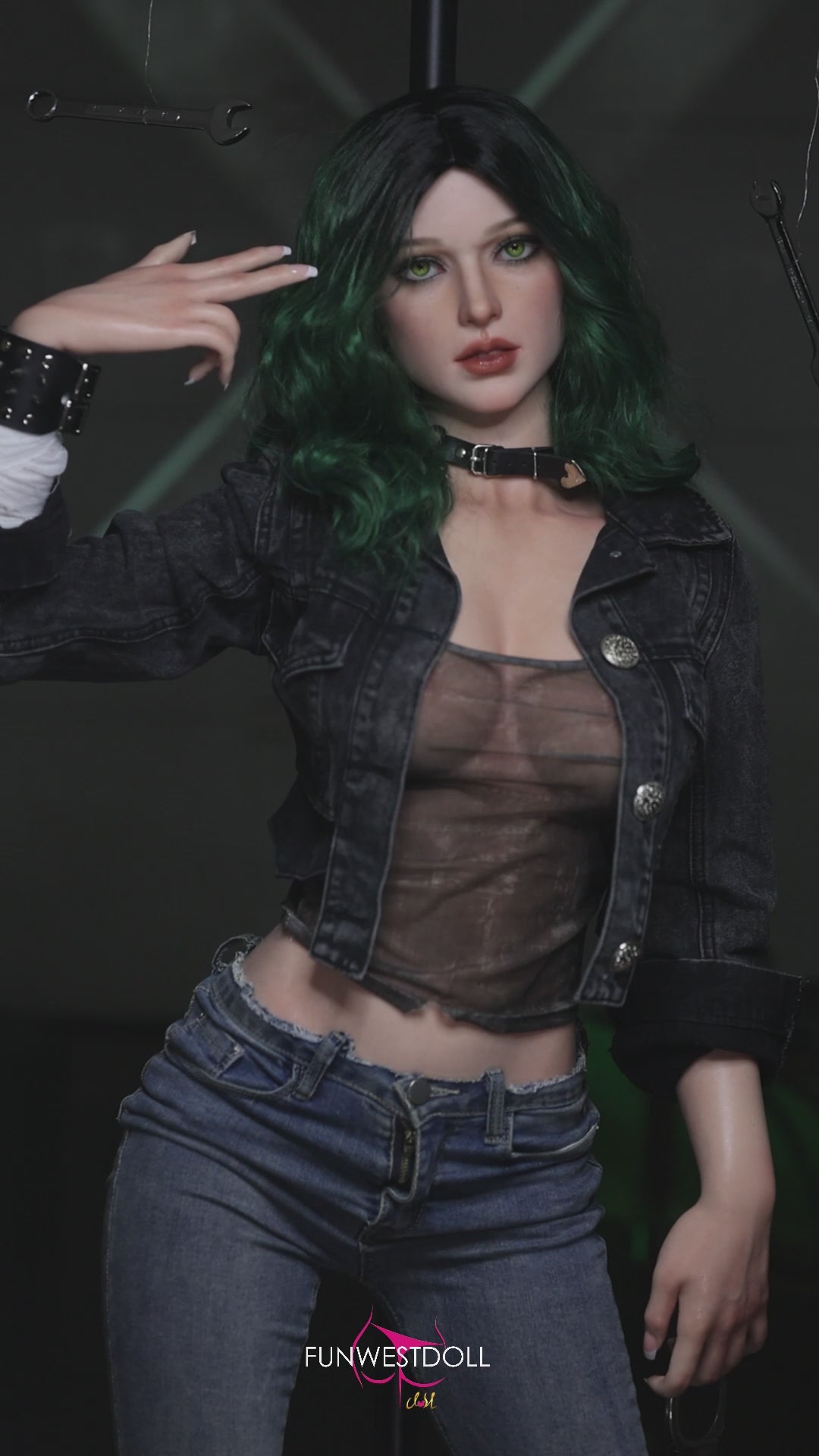Alexa seksa lelle (FunWest Doll 157 cm D-Cup #045S silikons)