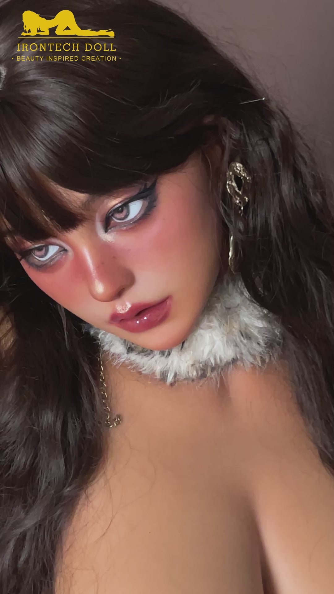 Eilīna seksa lelle (Irontech Doll 164 cm E-Kupa S40 silikons)