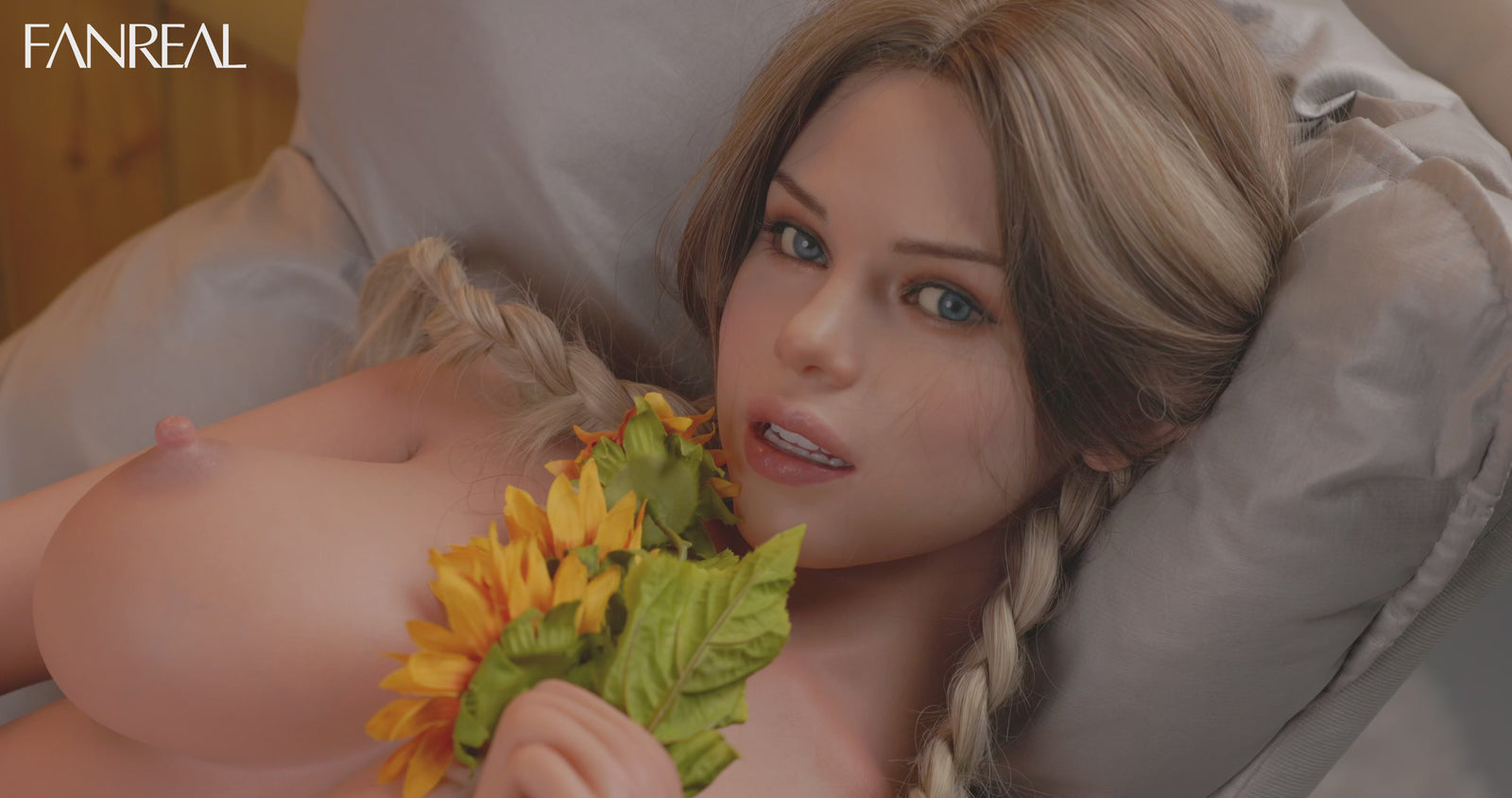 Carlee Torso Sex Doll (FanReal Doll 109 cm F-kauss silikons)
