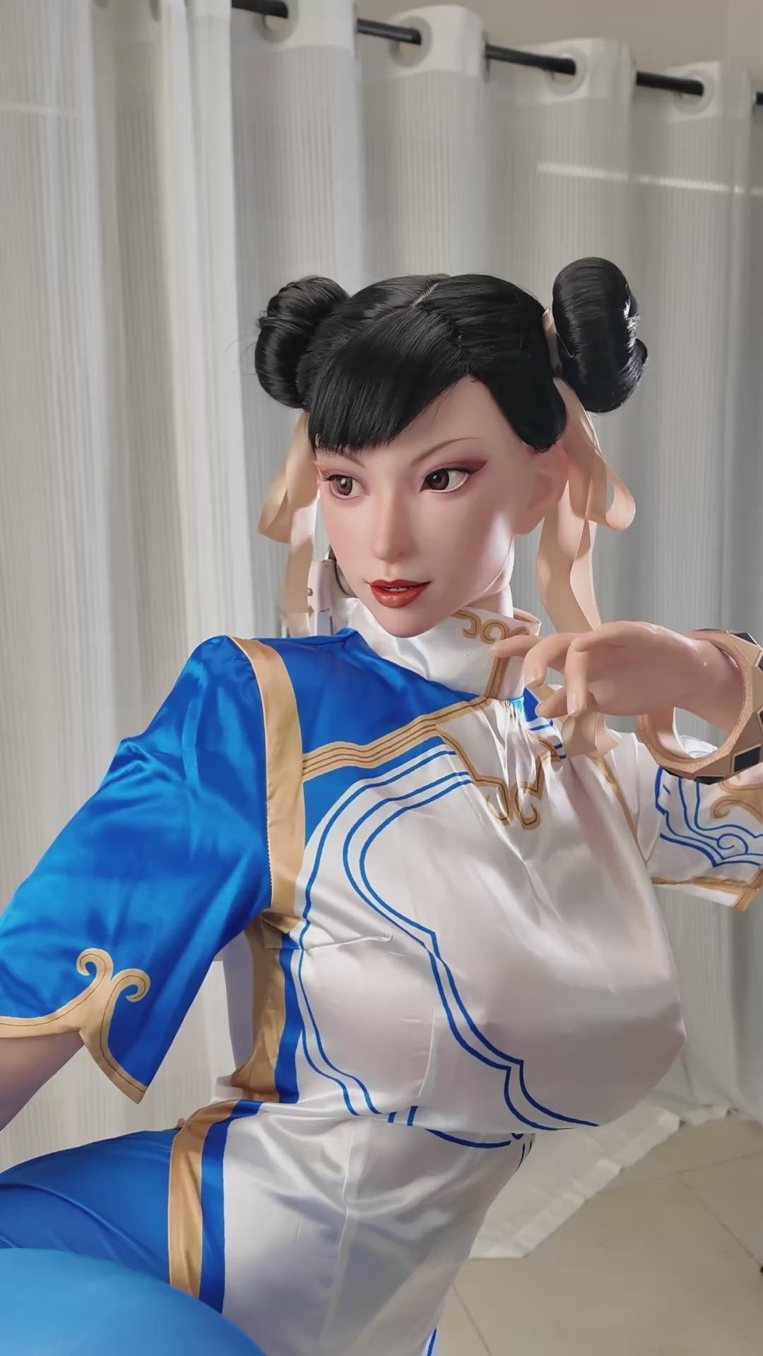 Chun Li Sex Doll (Game Lady 169cm F-Cup Nr.47-1 silikona)