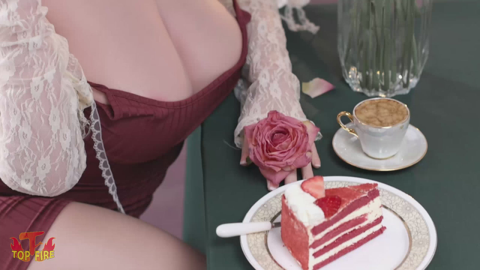 Violeta seksa lelle (Top Fire Doll 174 cm G-cup T63 silikona)