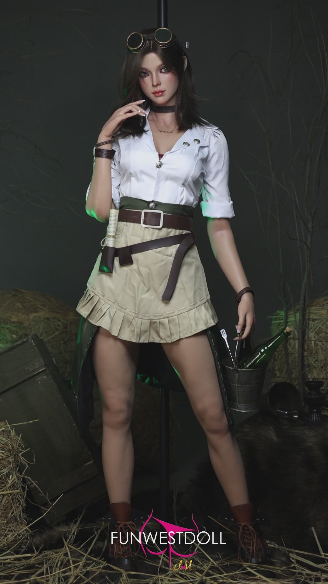 Leksijas seksa lelle (FunWest Doll 168cm D-kausa #026S RST Silikons) EXPRESS