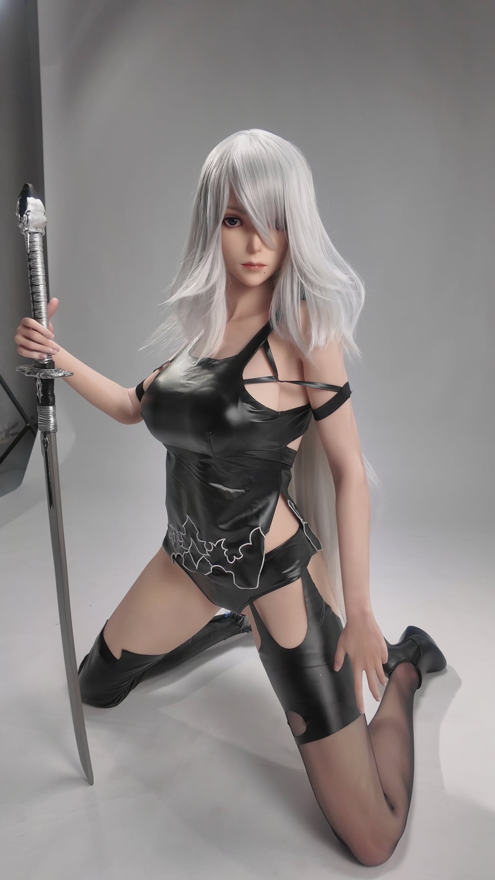 Seksa lelle Yorha A2 (Game Lady 171 cm E-Cup Nr.18-2 silikona)