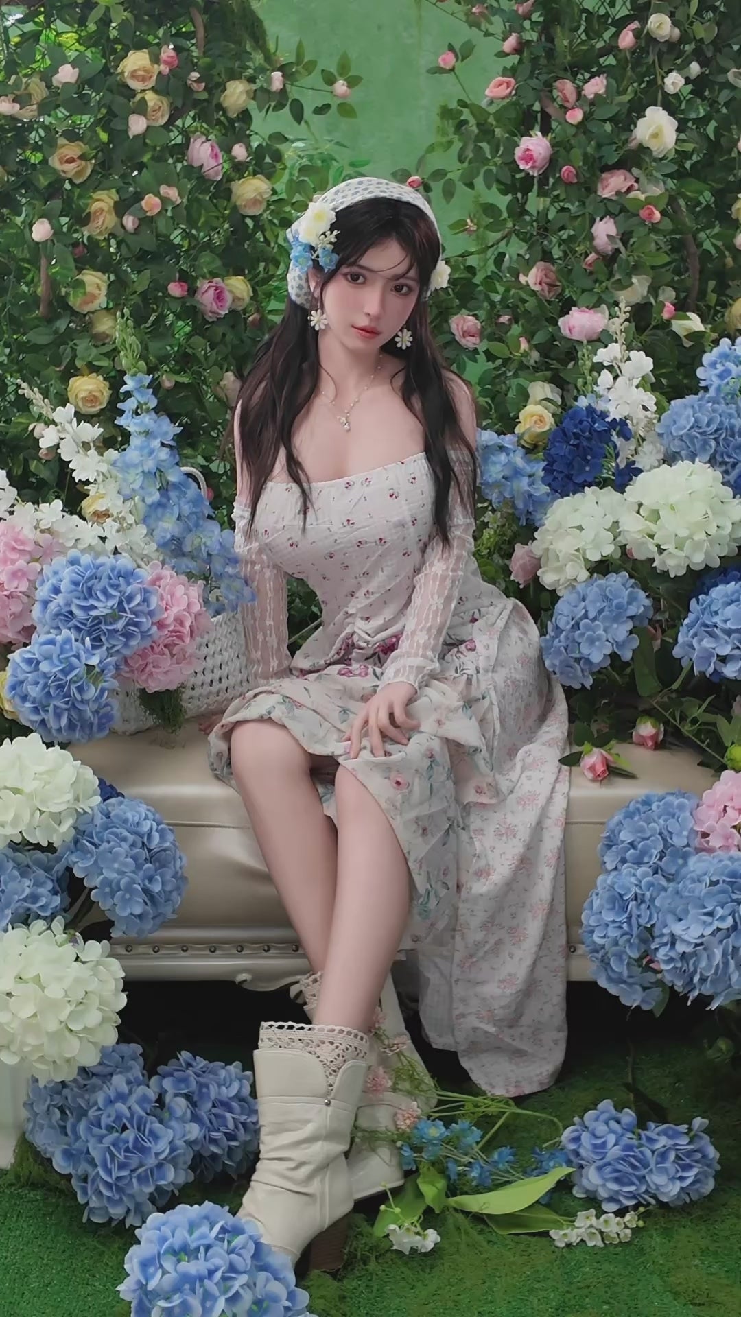Una seksa lelle (TOP CYDOLL 167 cm D-kauss TPE + silikons)