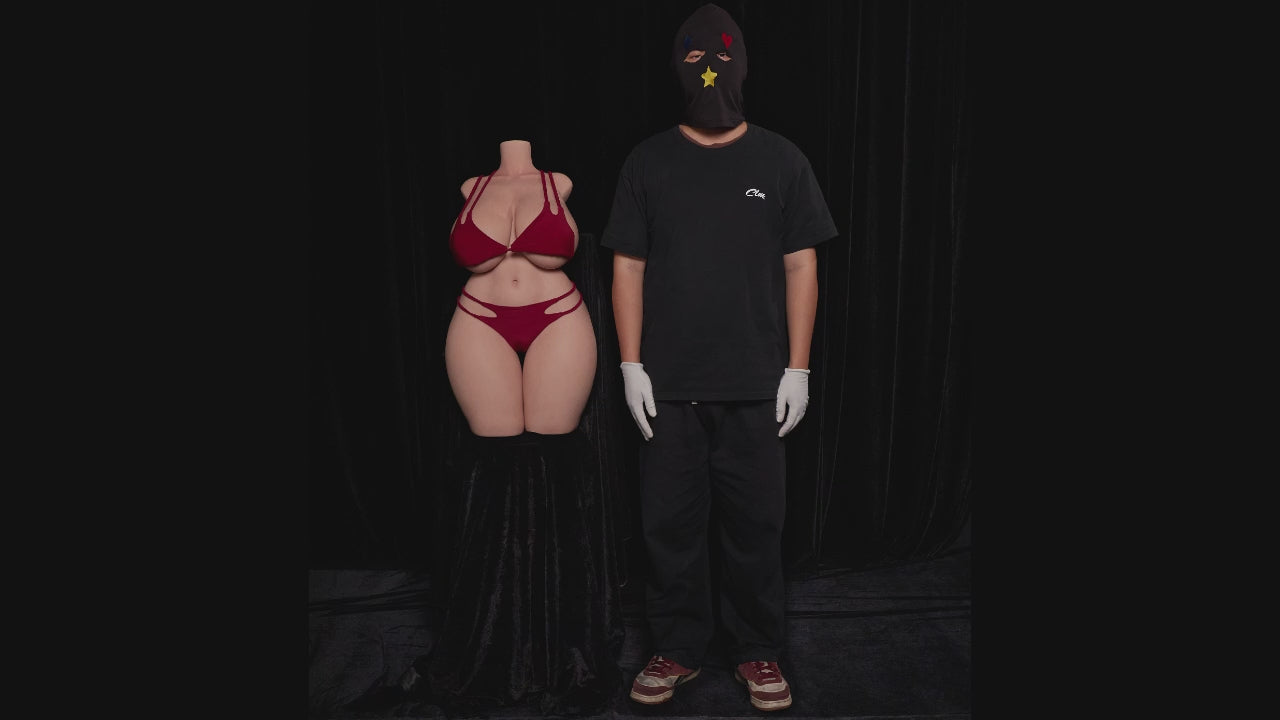 BBW Torso seksa lelle (Climax Lelle ULW 80cm K-cup silikona)