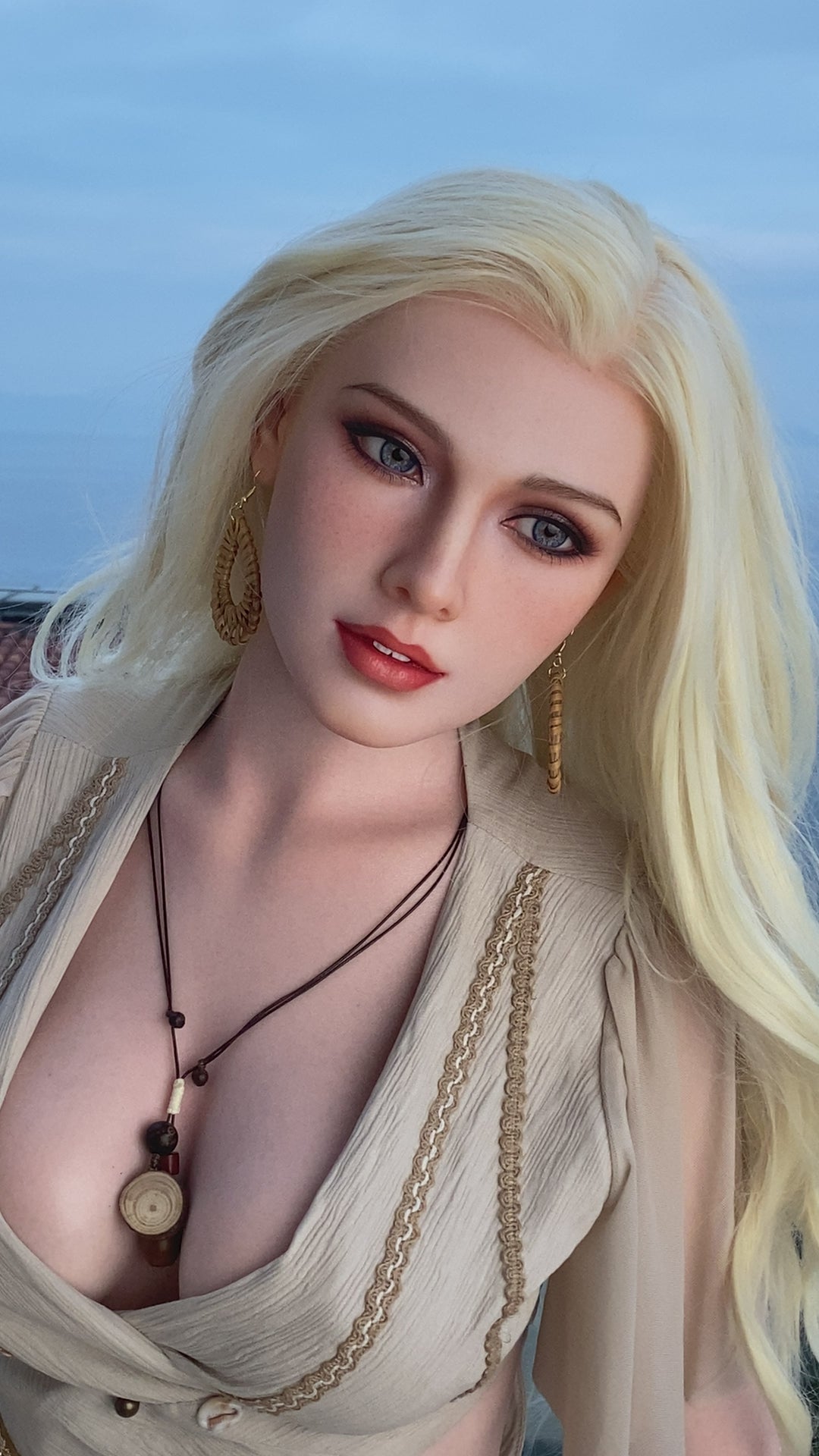 Rozanna seksa lelle (Starpery 164 cm D veida kauss, silikons)