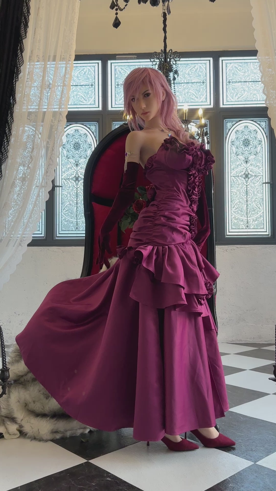 Lightning Seksa lelle (Game Lady 171cm G-Cup Nr.19 silikons)