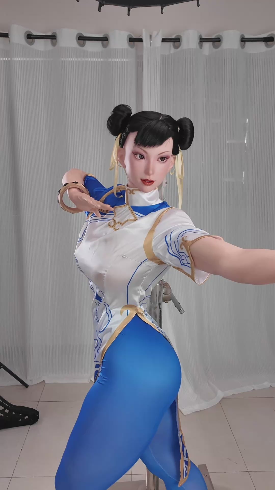 Chun Li Sex Doll (Game Lady 169cm F-Cup Nr.47-1 silikona)