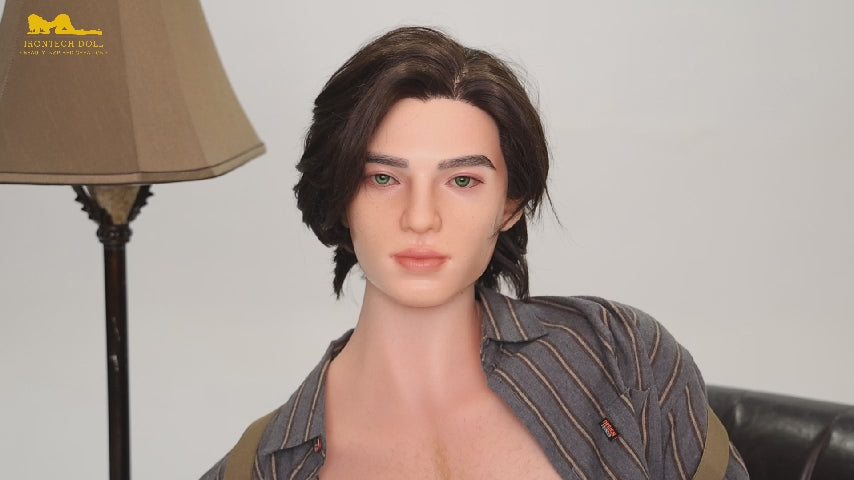 Lūkass vīriešu dzimuma lelle (Irontech Doll 170 cm M9 silikons)