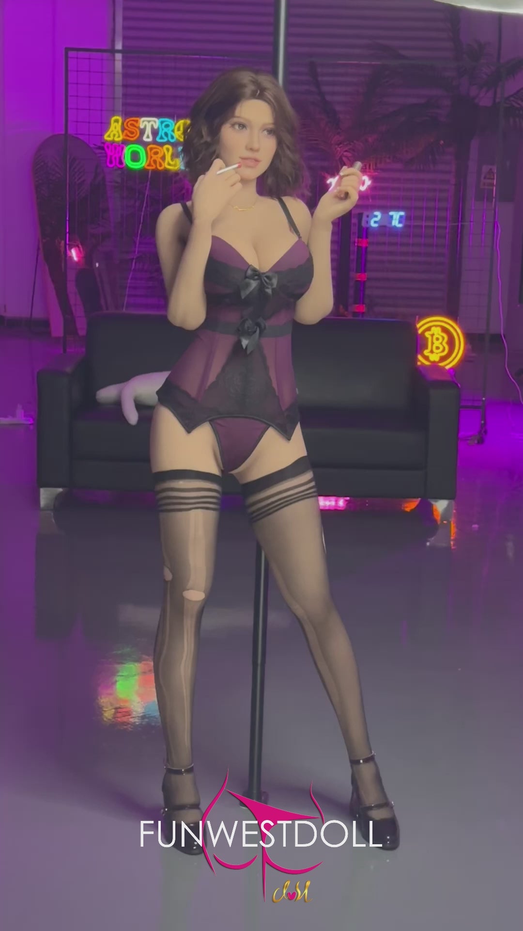Rožu seksa lelle (FunWest Doll 162 cm F-Cus #043 TPE)