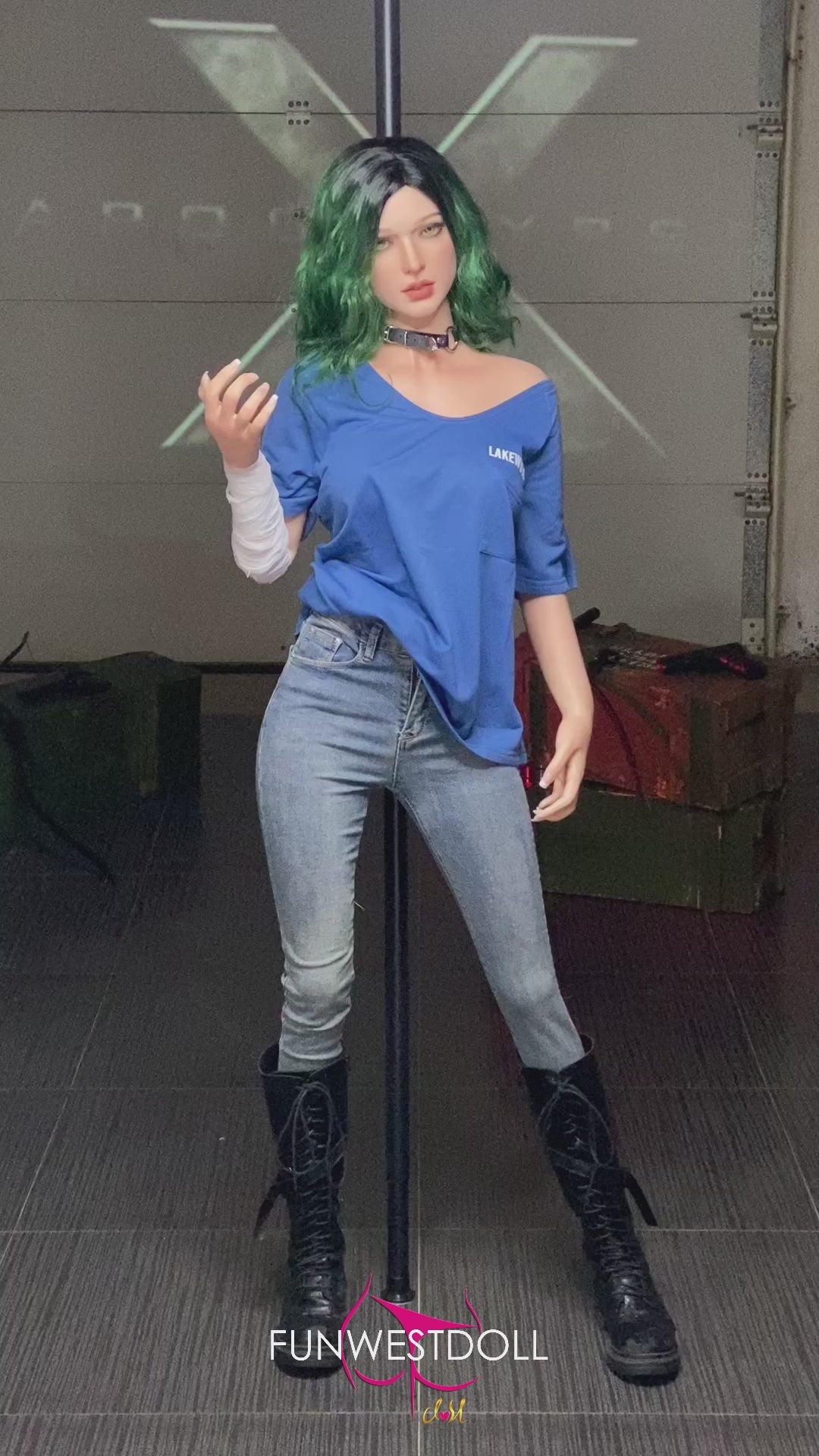 Alexa seksa lelle (FunWest Doll 157 cm D-Cup #045S silikons)