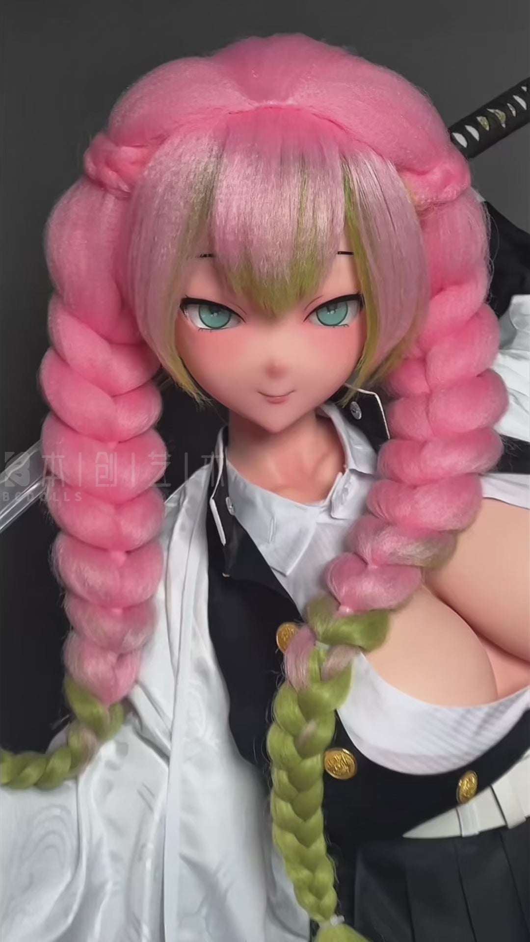 Seksa lelle Mitsuri Kanroji (BC-Doll 155 cm J-Cup #O03 silikons)