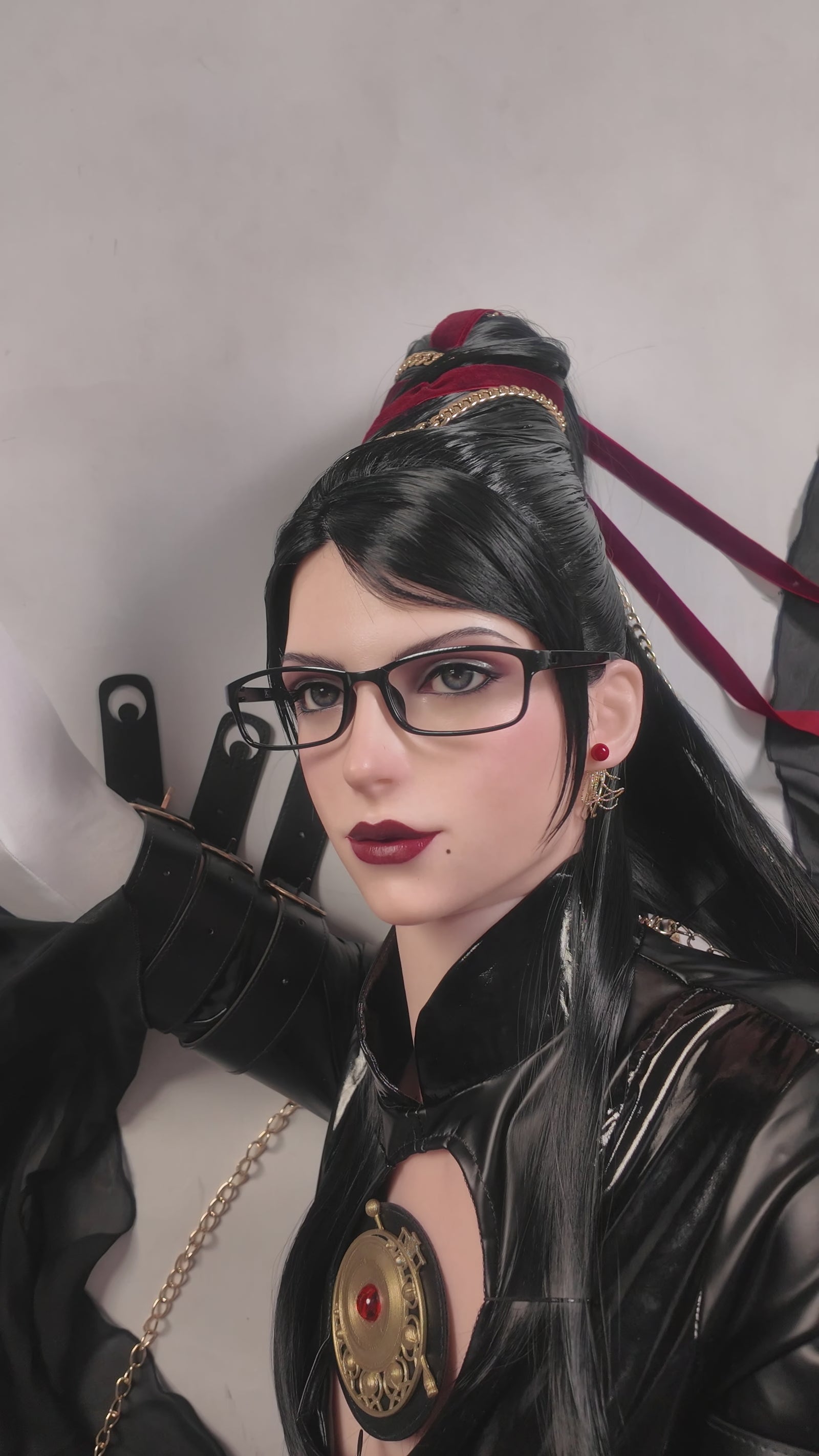 Seksa lelle Bayonetta (Game Lady 170 cm B-Cup Nr. 32-1 silikons)