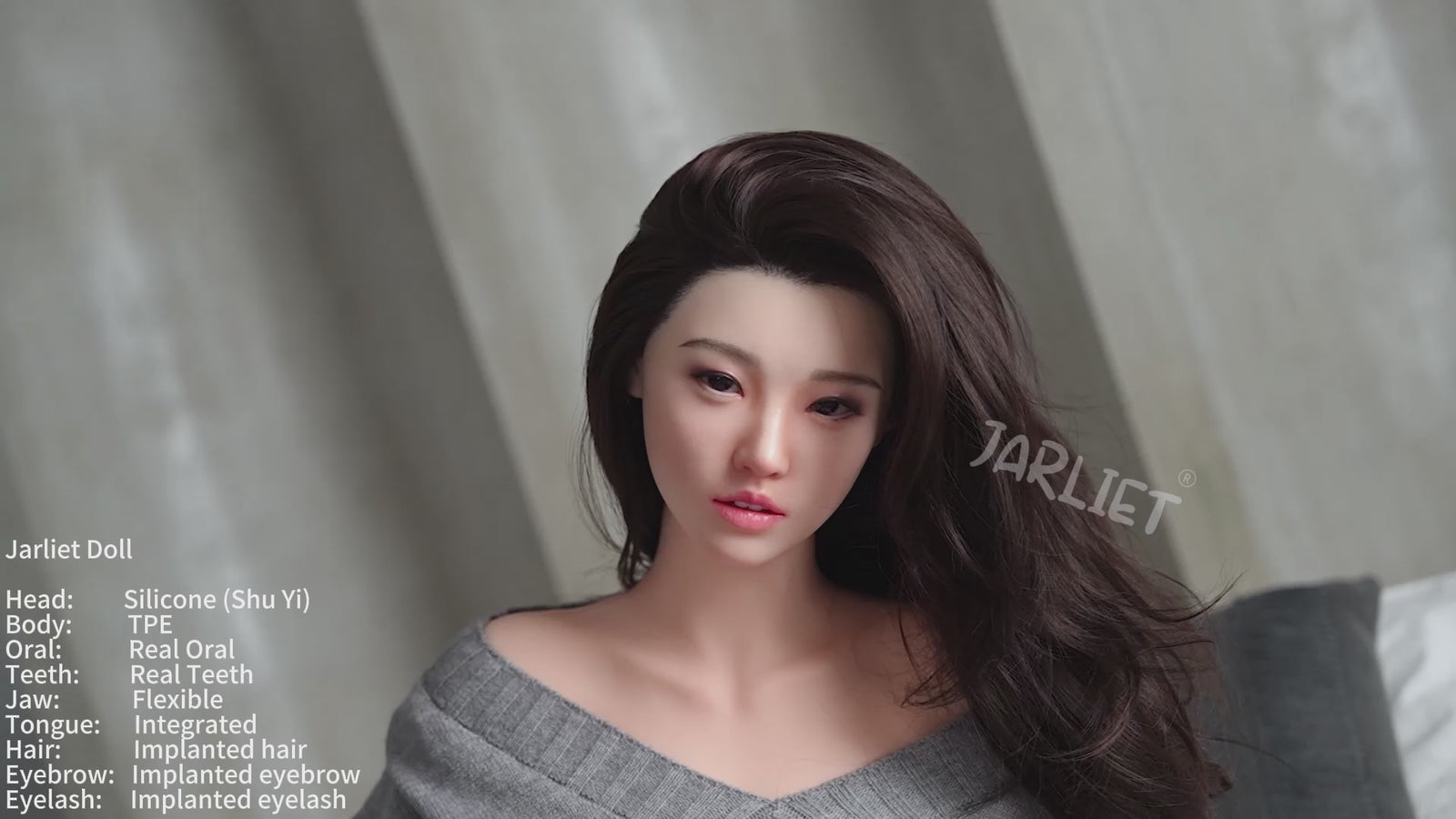 Shu Yi seksa lelle (Jarliet 149 cm E-Cup TPE+Silikona)