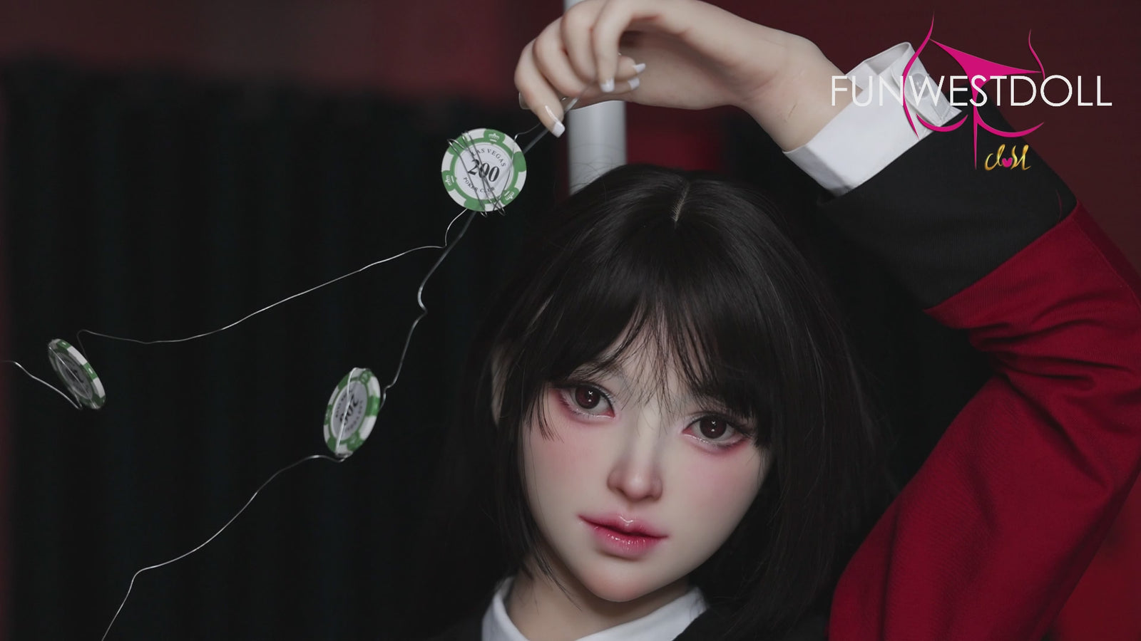 Yumeko Jabami seksa lelle (FunWest Doll 159 cm A-kauss #038S silikons)