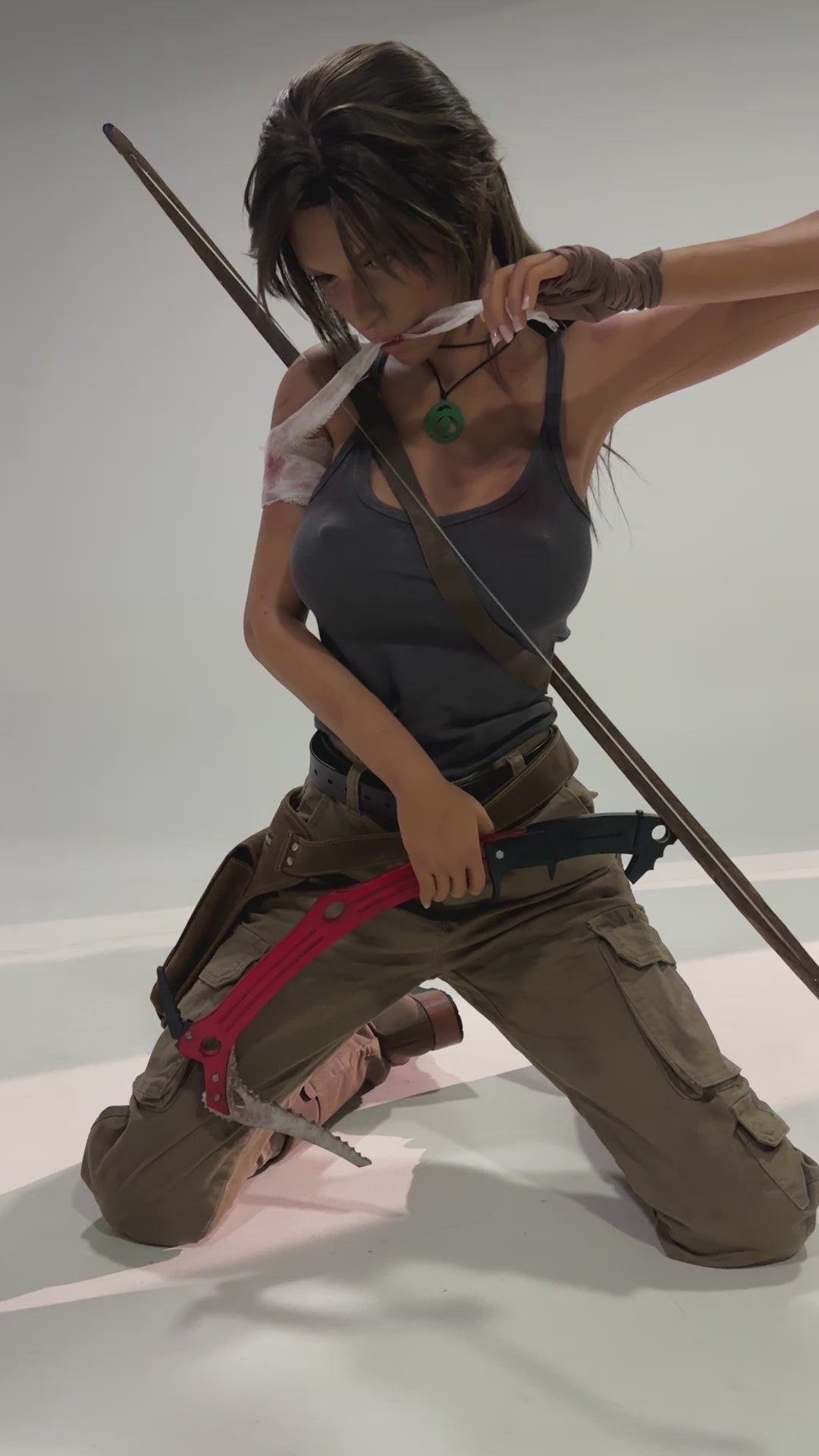 Lara Krofta seksa lelle (Game Lady 166 cm E-Cup Nr. 20, silikona) EXPRESS