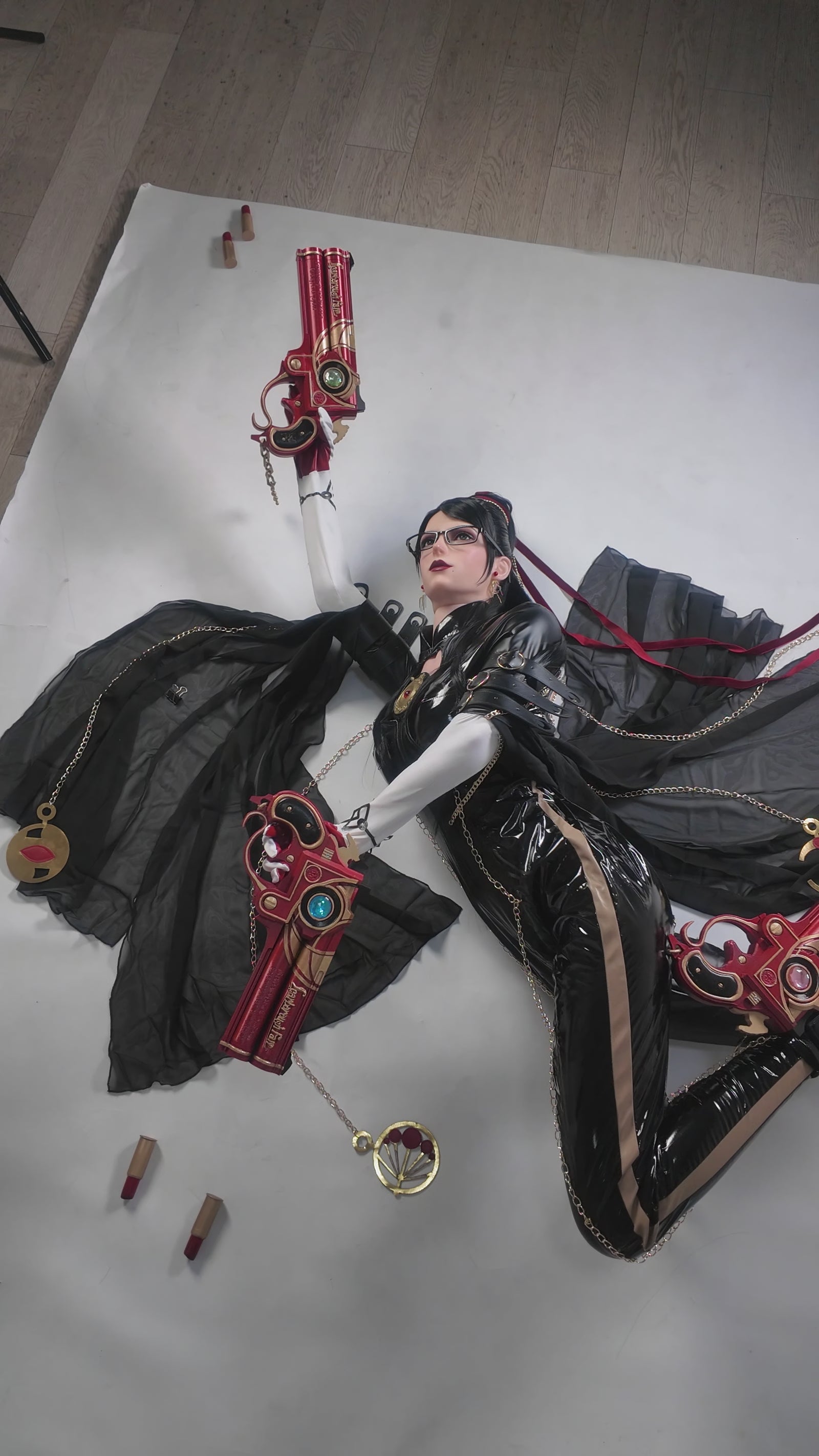 Seksa lelle Bayonetta (Game Lady 170 cm B-Cup Nr. 32-1 silikons)