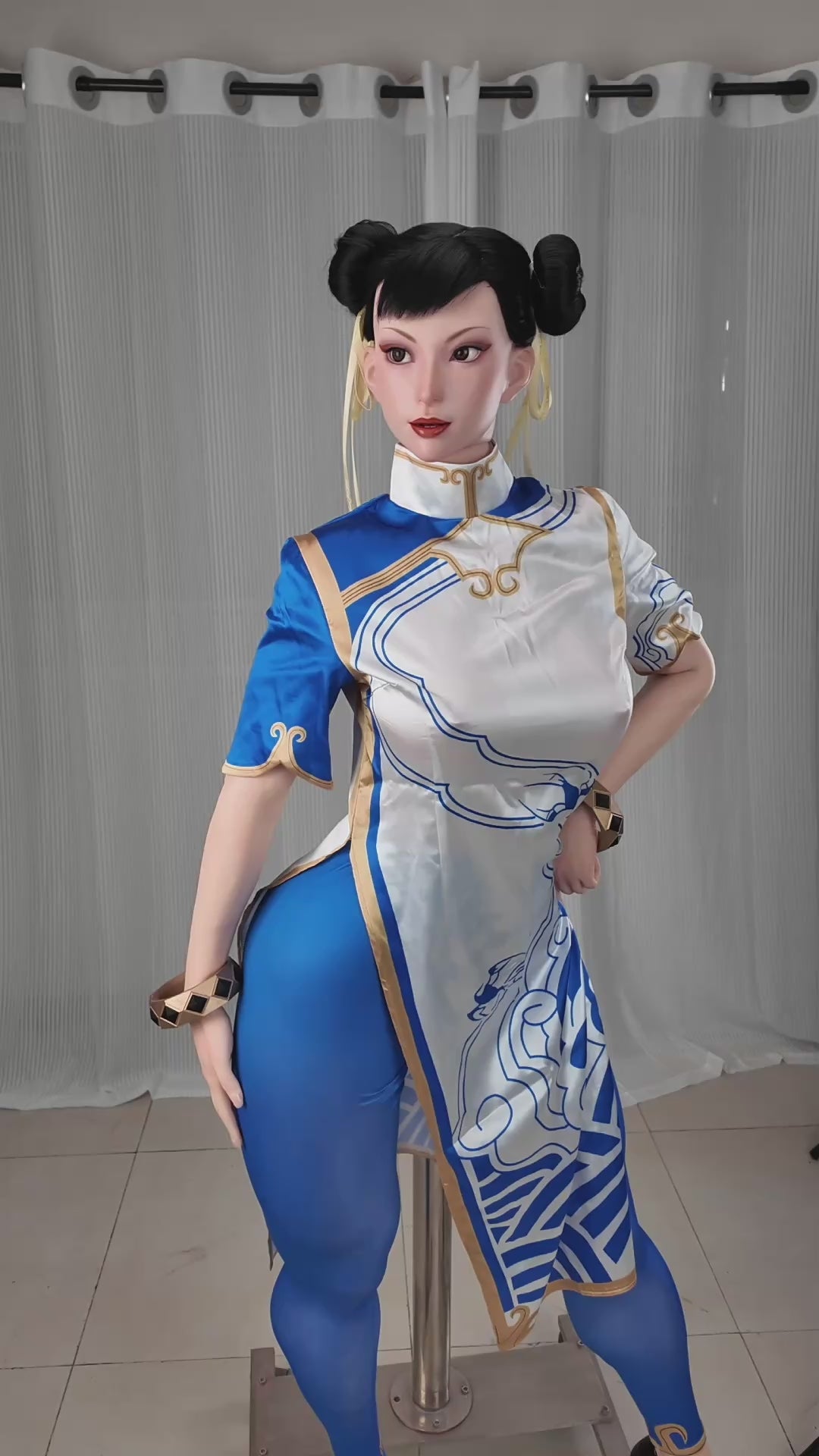 Chun Li Sex Doll (Game Lady 169cm F-Cup Nr.47-1 silikona)