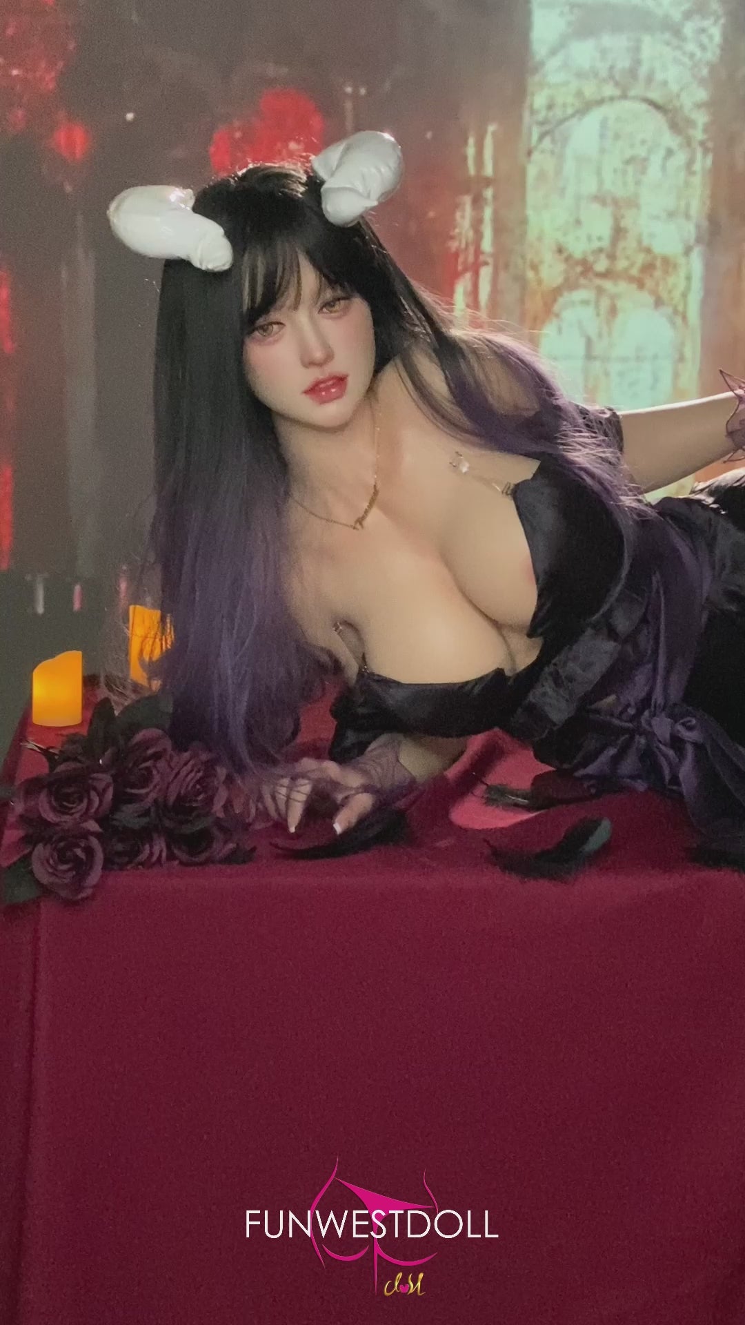Hloja seksa lelle (FunWest Doll 160cm E-kauss #035S silikons)