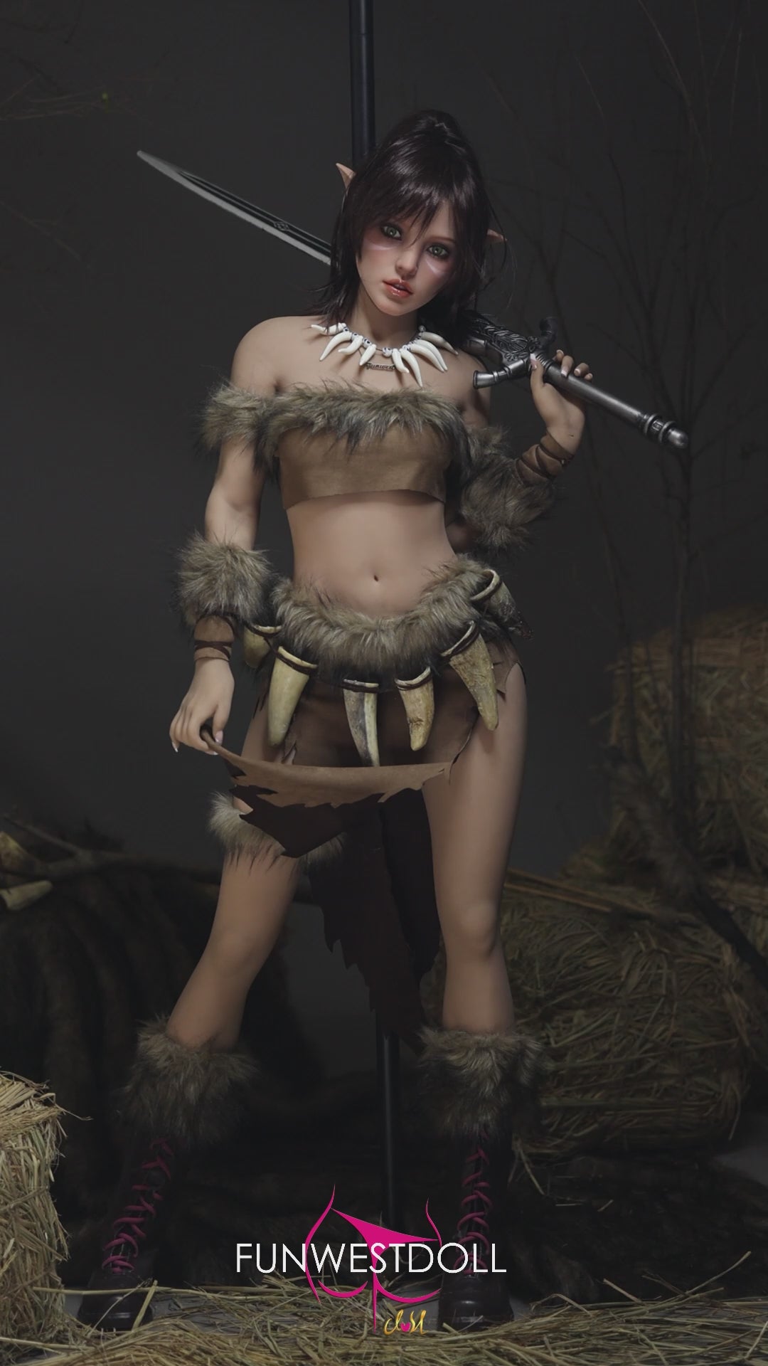 Kailija seksa lelle (FunWest Doll 159 cm A kauss #040 TPE)