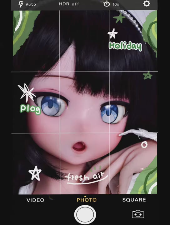 Amano Minami seksa lelle (Elsa Babe 148cm RAD019 silikons)