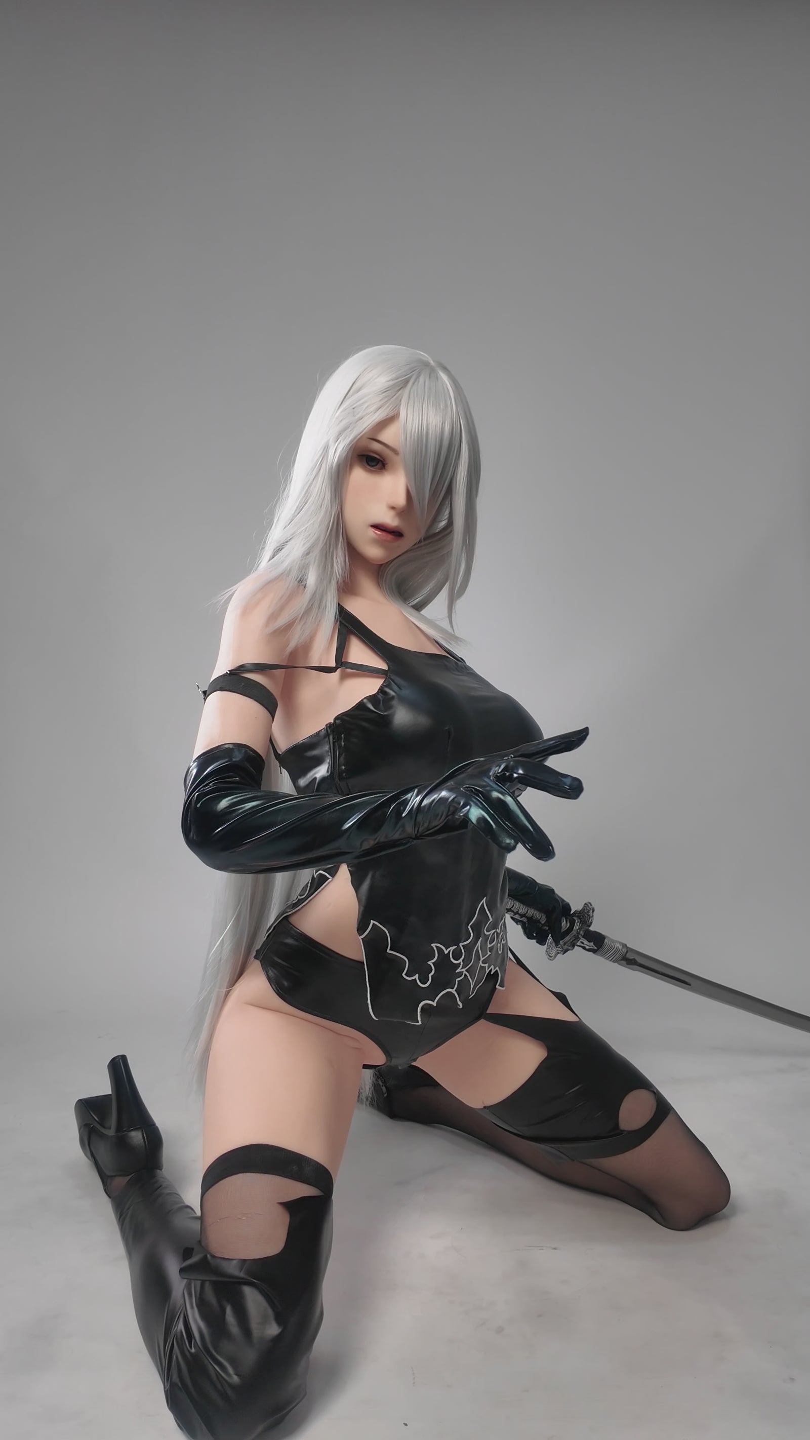 Seksa lelle Yorha A2 (Game Lady 171 cm E-Kupa Nr.24-2 Silikona)
