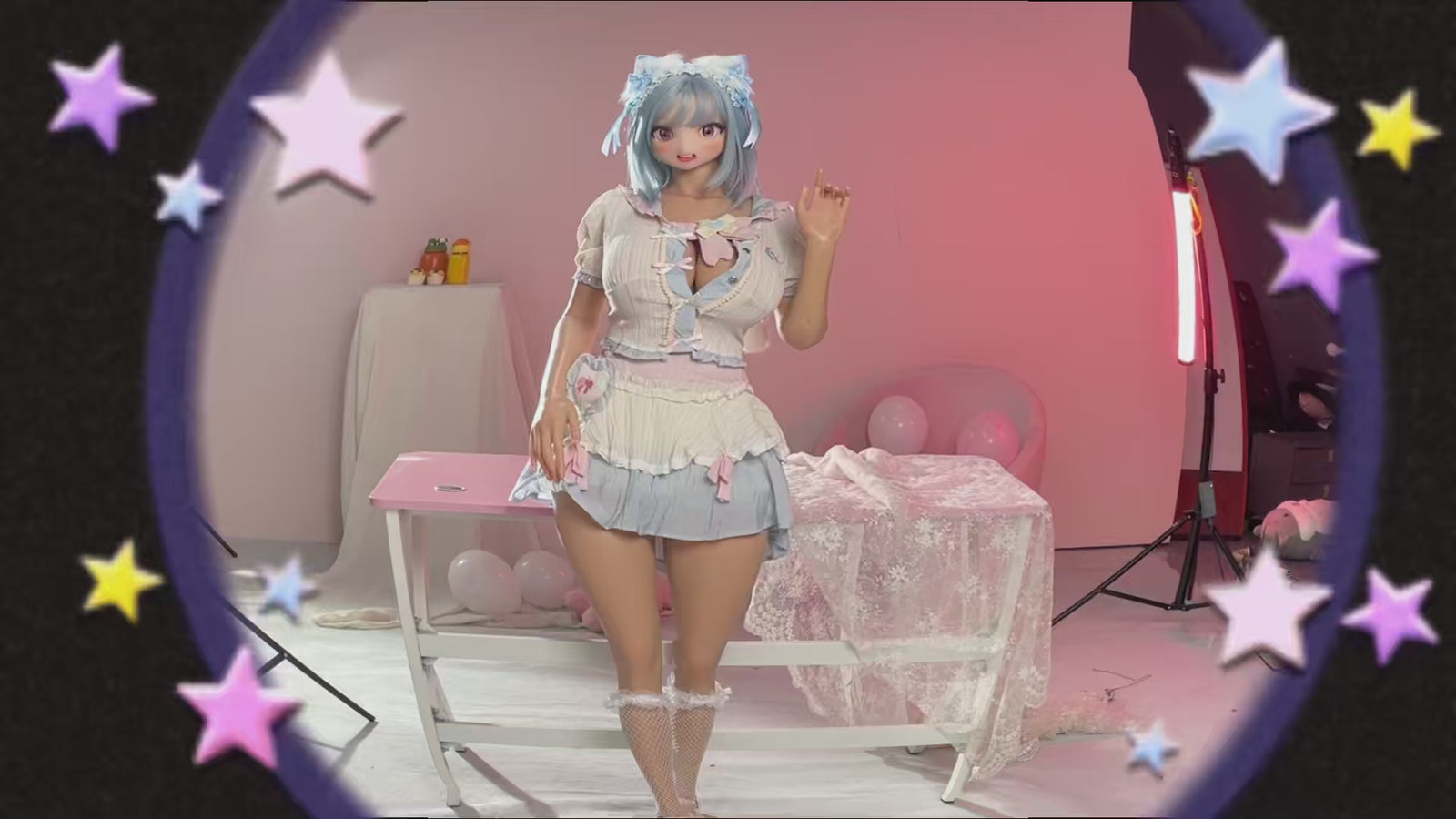 Akari seksa lelle (YJL Doll 161 cm I-Cup silikona)