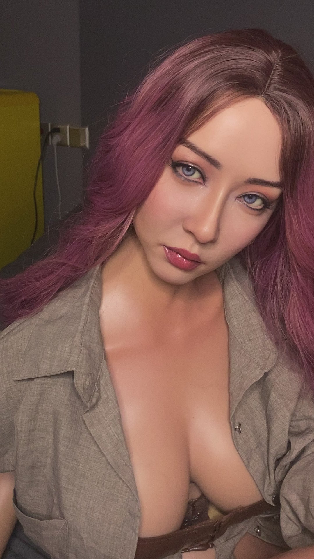 Seksa lelle Eva (FanReal Doll 165 cm D veida kauss, silikons)