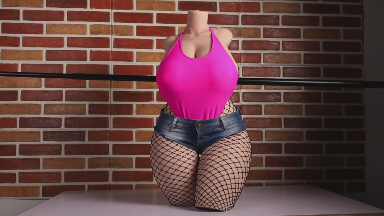 BBW Torso seksa lelle (Climax Lelle ULW 80cm K-cup silikona)