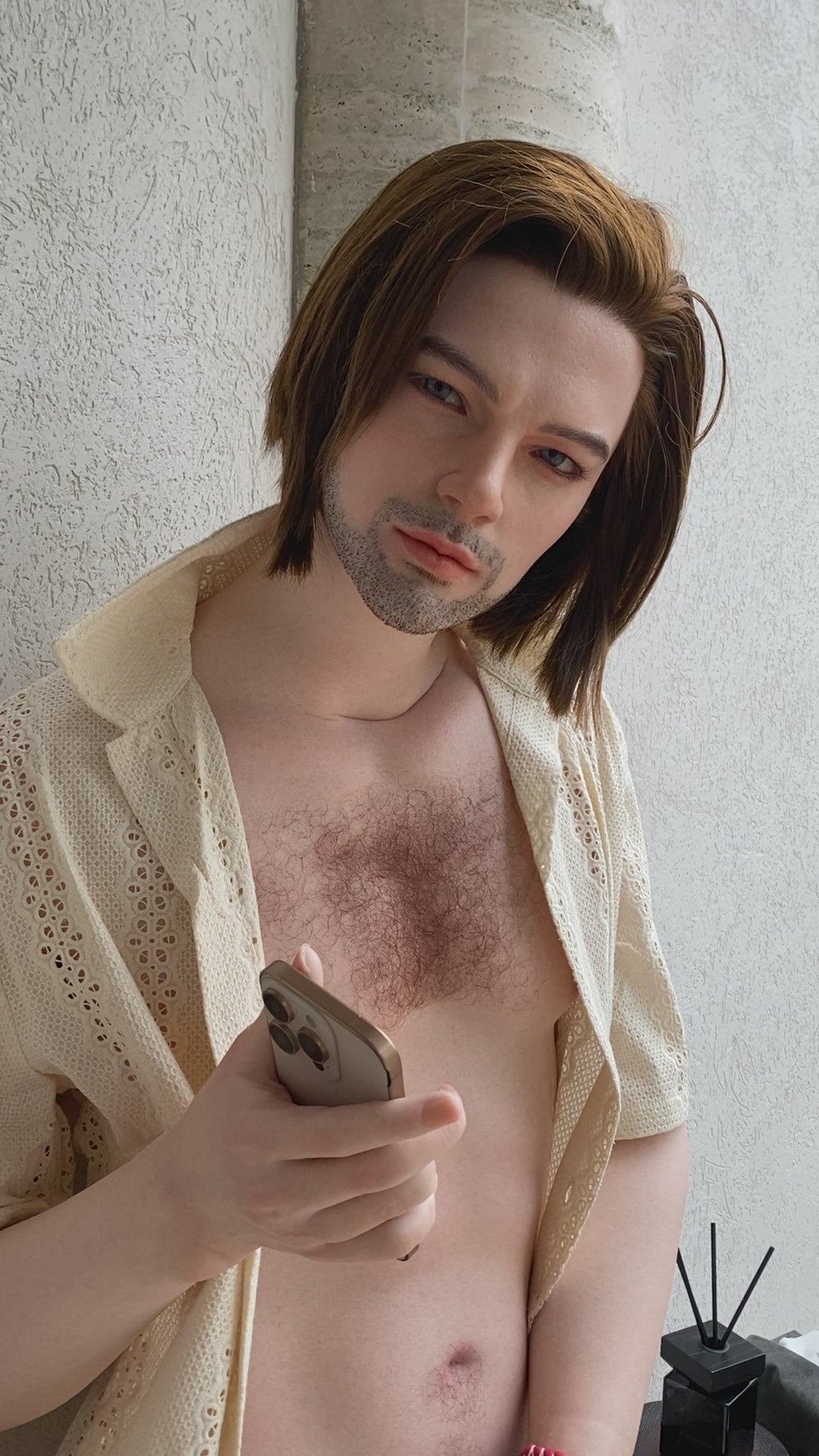 Cēzara vīriešu dzimuma lelle (Starpery 180cm Silikona)