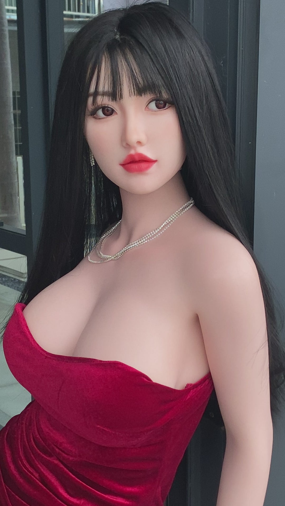 Uši seksa lelle (Starpery 171 cm D-kauss TPE + silikons)
