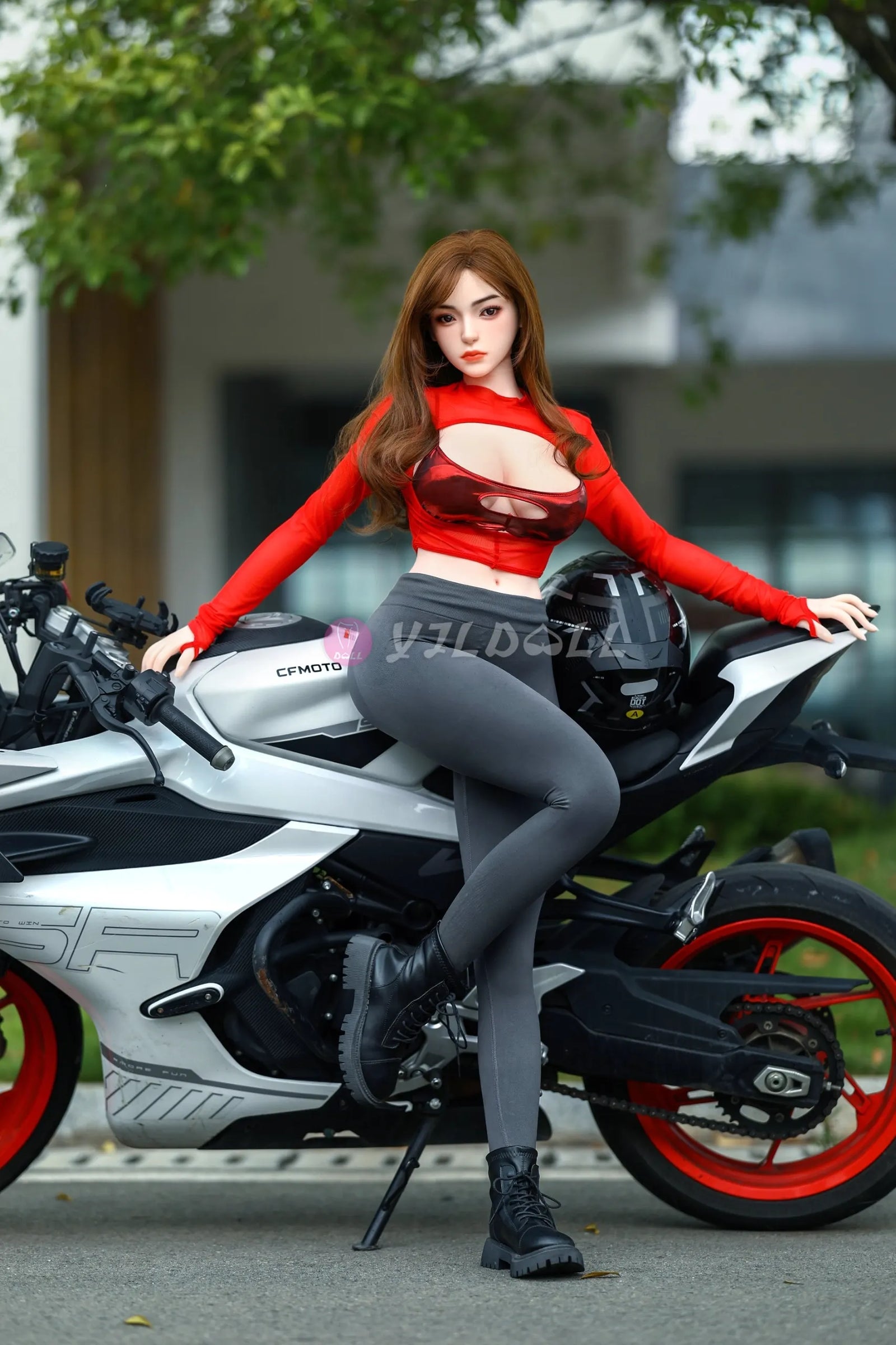 Seksa lelle Liao Sja (YJL Doll 163 cm F-Cus #871 TPE + silikons)