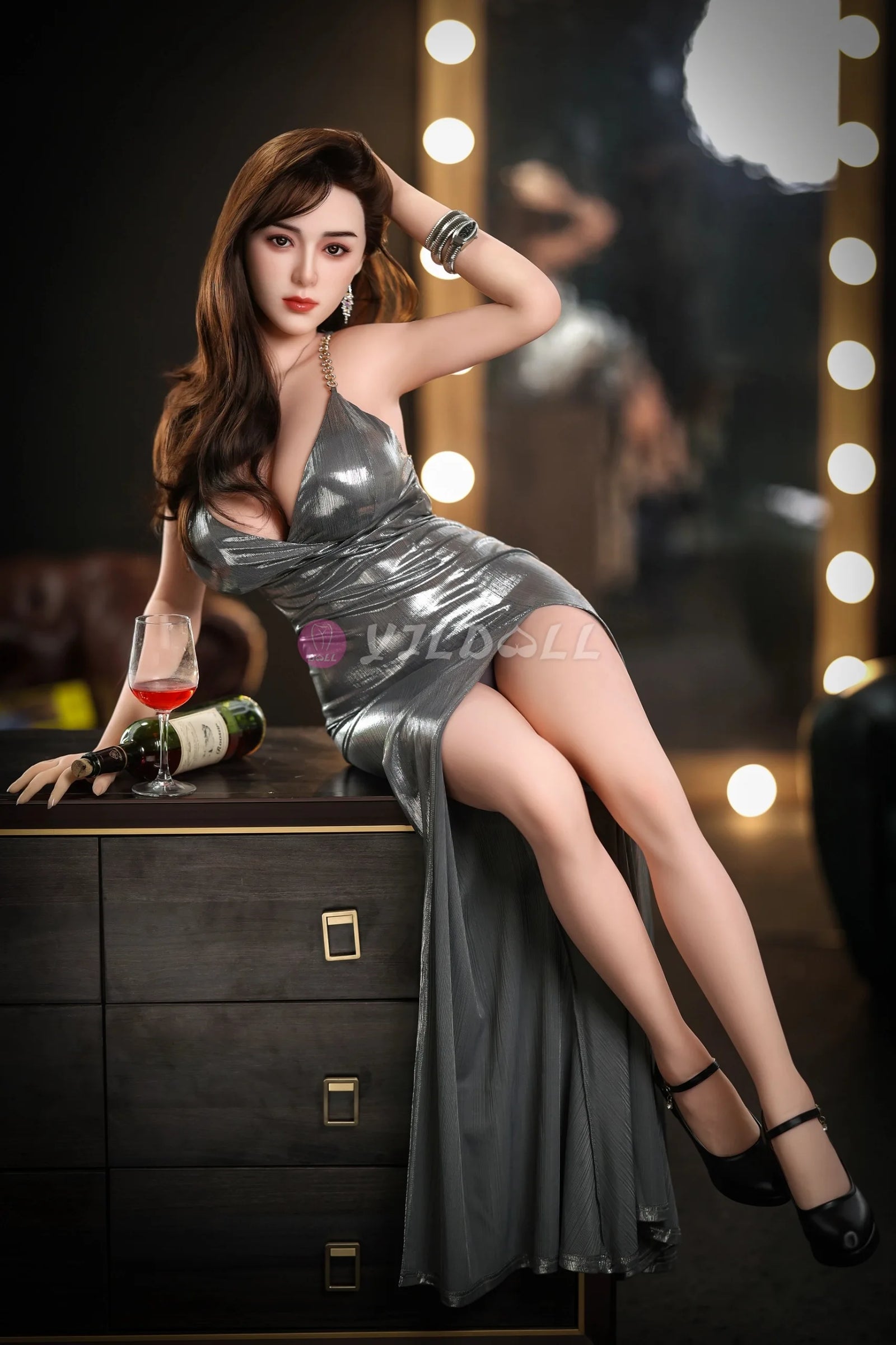 Šao Ting seksa lelle (YJL Doll 163 cm F-Cup #875 TPE + silikons)