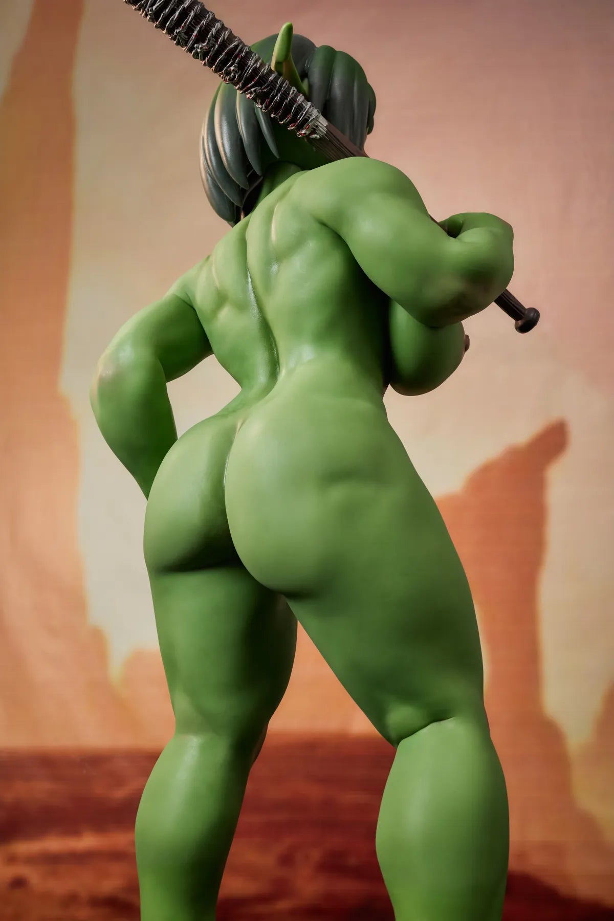 Barza Orc Sex Doll (Climax Doll Ultra 120cm J-cup silikona)